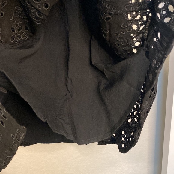 J. Crew Anguilla Mini Halter Dress in Black Eyelet - Size 8 - Picture 8 of 12